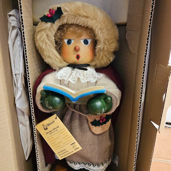 RARE LIMITED CHRISTIAN ULBRICHT CHOIR LADY COLLECTOR CHRISTMAS GERMAN NUTCRACKER - Picture 1 of 16